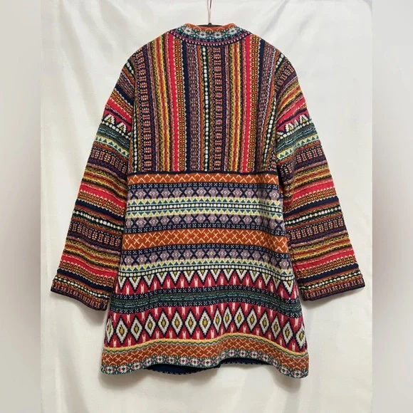 Anthropologie Moth Livia Intarsia Cardigan - Picture 4 of 11